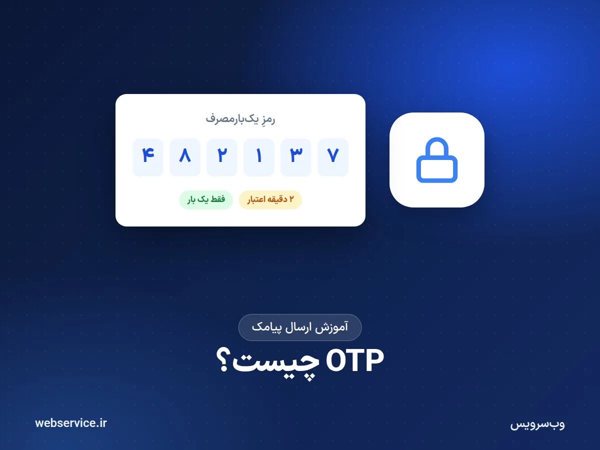OTP چیست؟ رمز یک‌بارمصرف پیامکی به زبان ساده